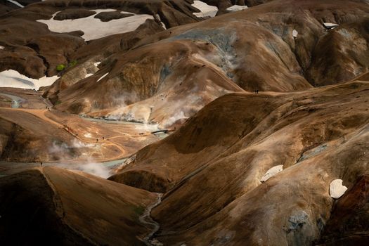 Hike in the Highlands, in the steaming valley of Kerlingarfjöll — photo 6