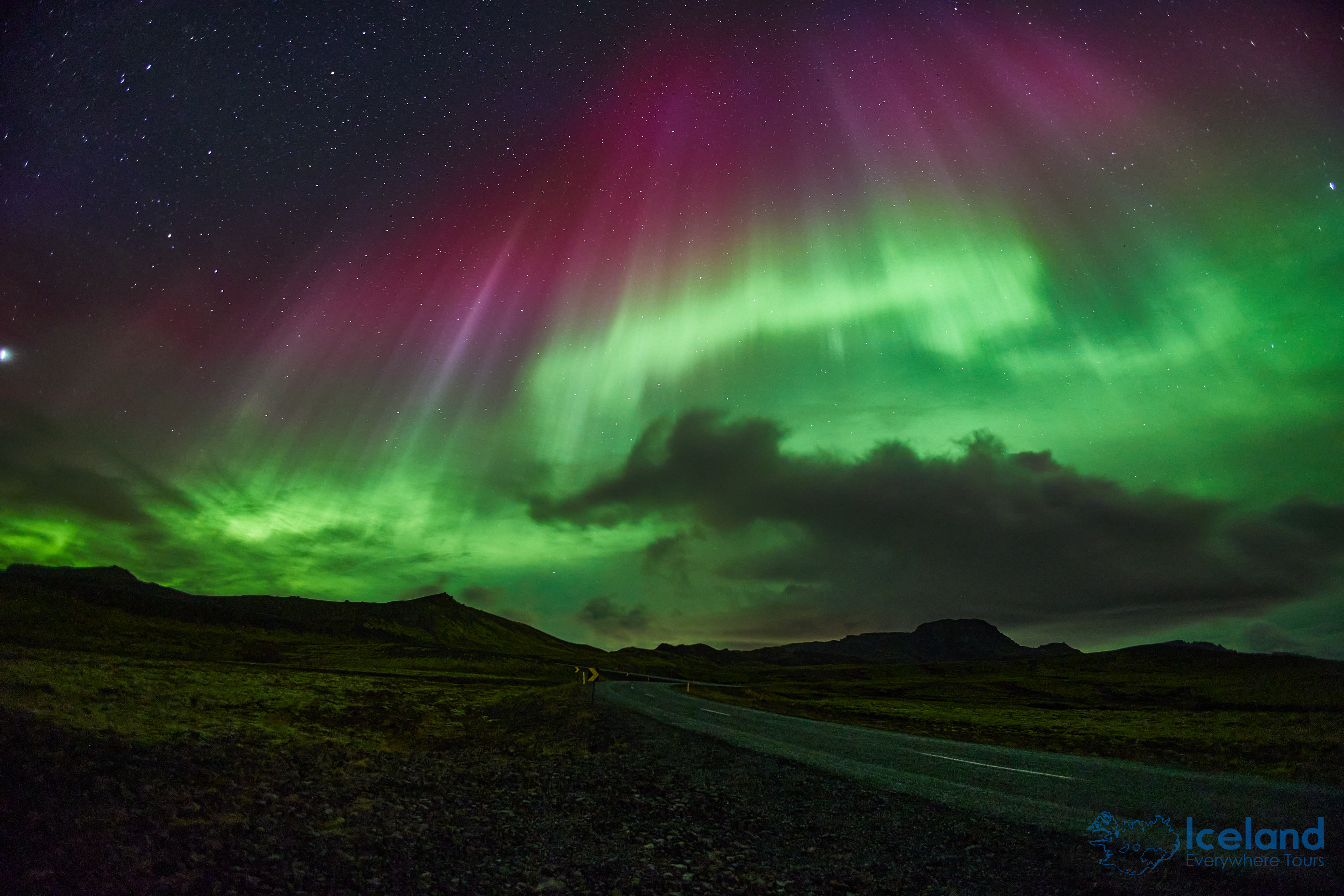 Private Northern Lights in Minibus