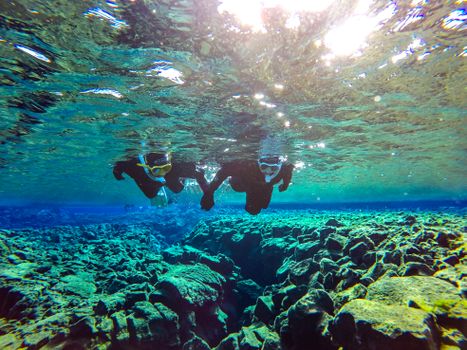 Snorkeling between Continents in Silfra - Free Underwater Photos — photo 2