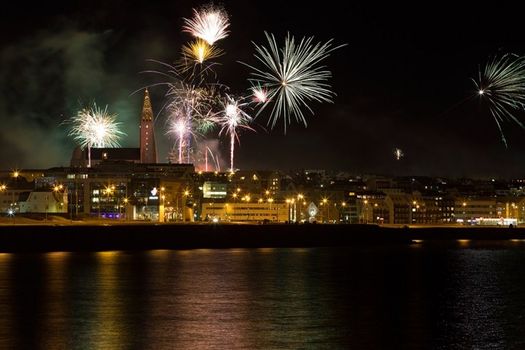New Years Fireworks by Boat from Reykjavik — photo 2