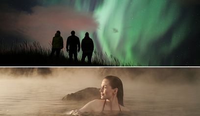 The Sky Lagoon & Northern Lights