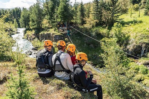 Zipline Adventure Through Glerárgil River Canyon in Akureyri Town — photo 13