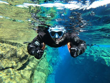 Snorkeling between Continents in Silfra - Free Underwater Photos — photo 7