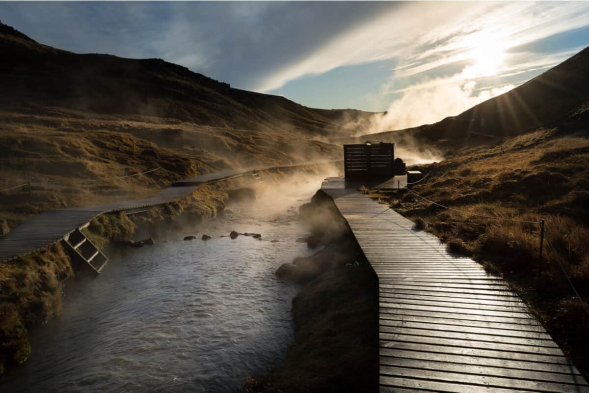 Private Northern Lights Hike to Reykjadalur Hot River, photo 7 of 7