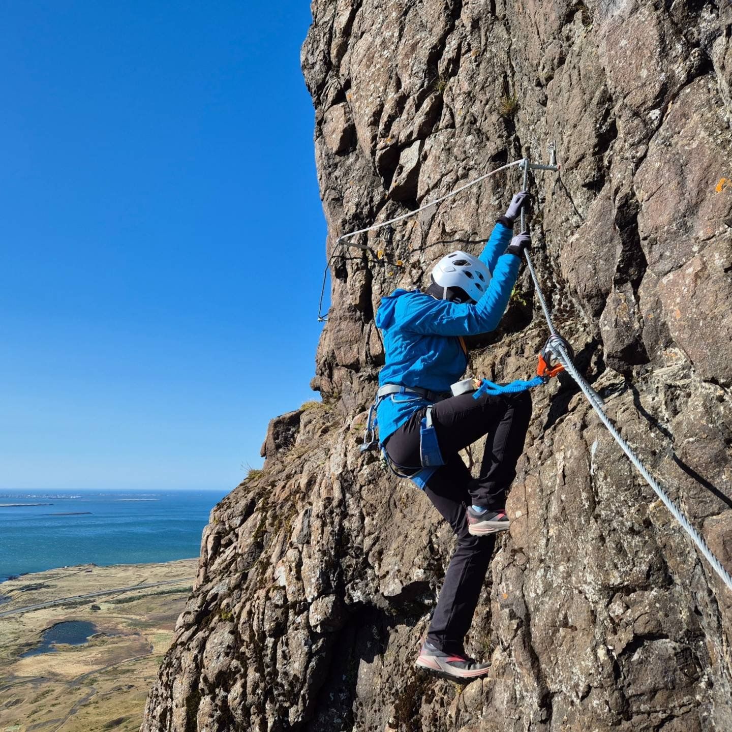 Fálkaklettur Via Ferrata close to Reykjavik, photo 11 of 17