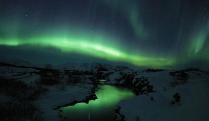 Northern Lights Midnight Adventure from Reykjavík in minibus