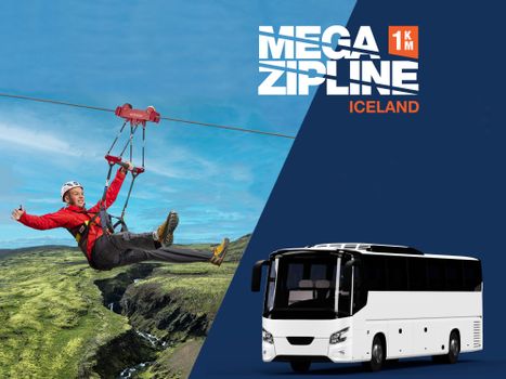 Mega Zipline - Conventional Ride with transfer from Reykjavik — photo 2