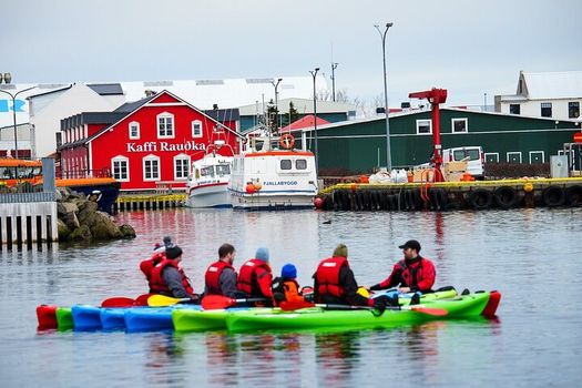 Guided kayak tour in Siglufjörður / Siglufjordur. — photo 5