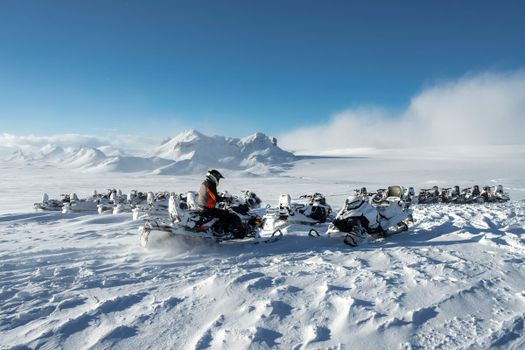 Glacier Snowmobiling & Ice Cave from Geysir Area — photo 2