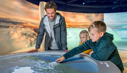 Perlan Ice Cave, Northern Lights Planetarium & Golden Circle Tour