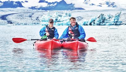 Kayaking at The Glacier Lagoon 
