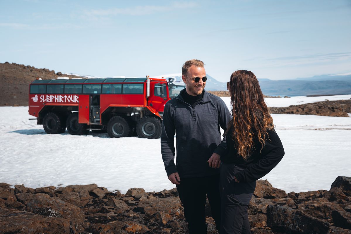 Ice Cave and Glacier Tour in Glacier Monster Truck from Gullfoss, photo 7 of 12