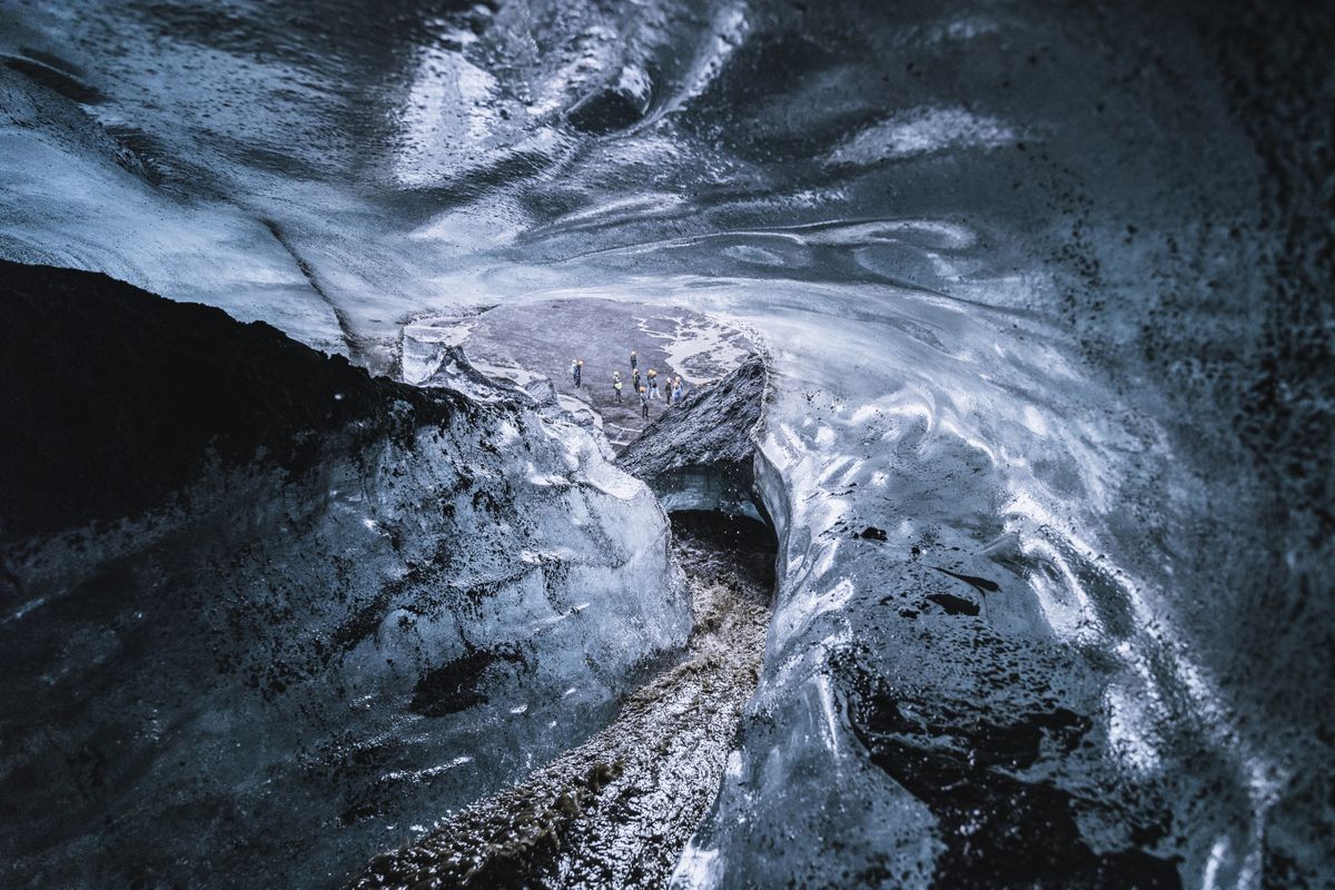 Katla Ice Cave & Black Beach with Drone, photo 2 of 21