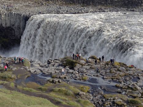 Lake Myvatn and Dettifoss Waterfall (from Lake Myvatn)