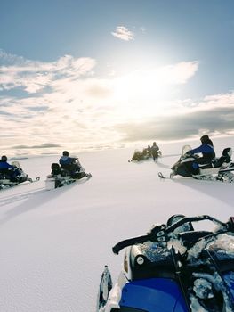 Snowmobile on Langjökull Glacier - Meet us in Husafell — photo 2