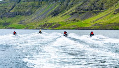 Private Jet Ski Tour to Hvammsvík Hot Springs