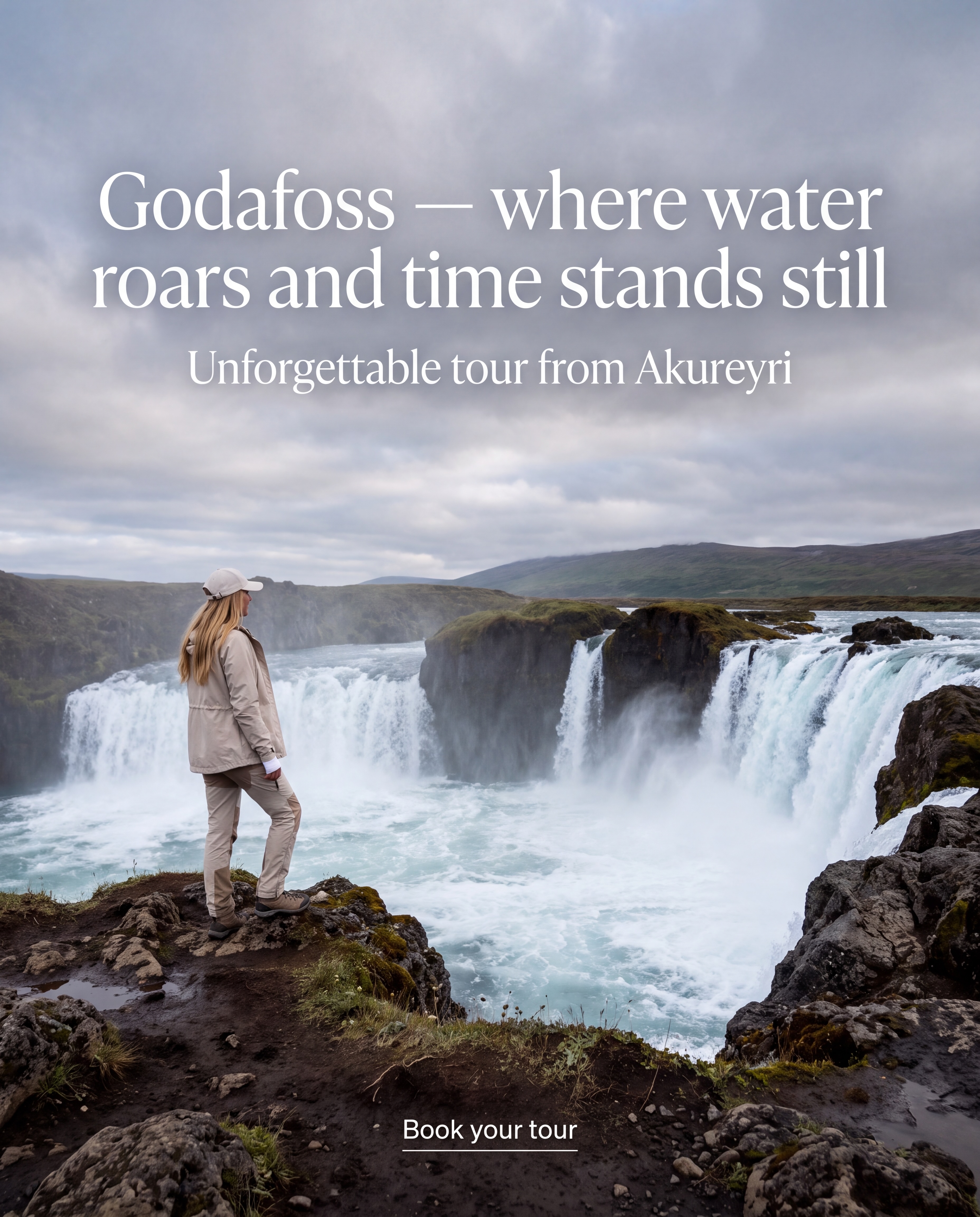 Godafoss Express - Shuttle Round Trip with Multiple Drop Off Choice in Akureyri