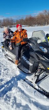 Snowmobile and slide Family tour — photo 7