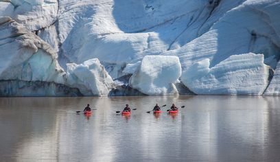 South Coast & Glacier Kayaking