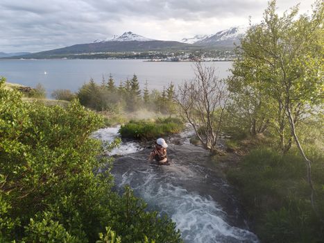 Akureyri Tandem Kayaking - Geothermal Waterfall & local coastline — photo 4