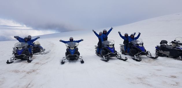 Snowmobile tour on Vatnajökull Glacier — photo 13