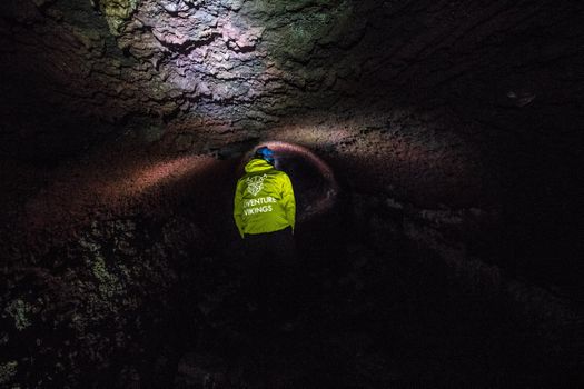 PRIVATE: Caving in Leidarendi - Lava Tunnel - Small Group — photo 7