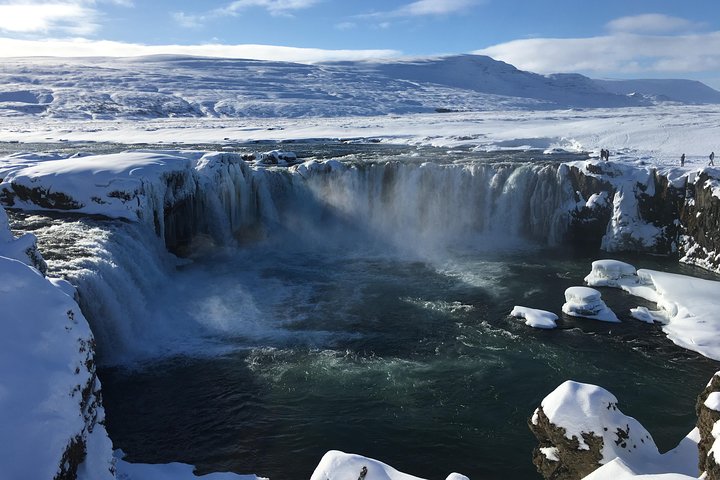 Private Lake Myvatn Day Tour and Godafoss Waterfall for Cruise Ships from Husavik Port