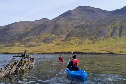 Private: Guided kayak tour in Siglufjörður / Siglufjordur. — photo 9