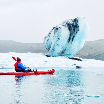 Kayaking at The Glacier Lagoon — photo 12