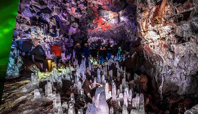 Lava Tunnel Evening Tour & Northern Lights Excursion from Reykjavík