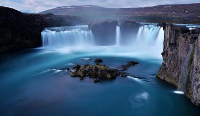 From Akureyri Port: Godafoss Waterfall Tour for Cruise Ships (V)